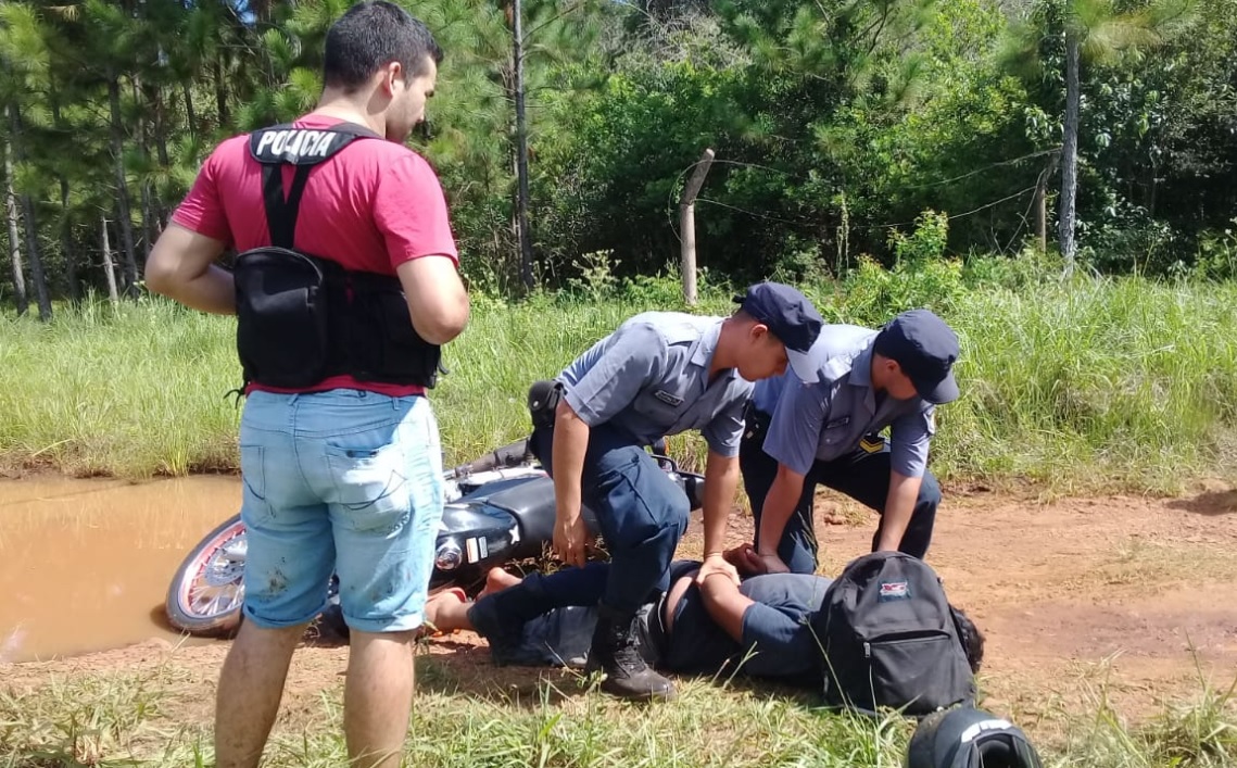 Atraparon a “Motonarco” que llevaba más de 12 kilos de marihuana