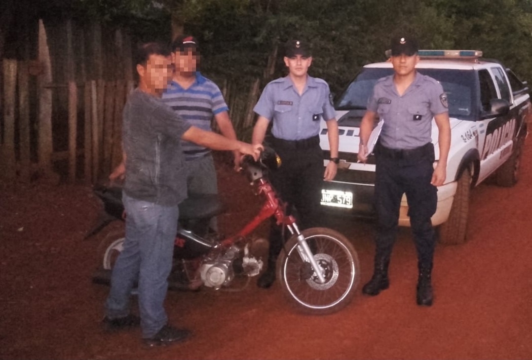 Recuperaron elementos robados en Concepción de la Sierra, un joven estaría implicado en los hechos