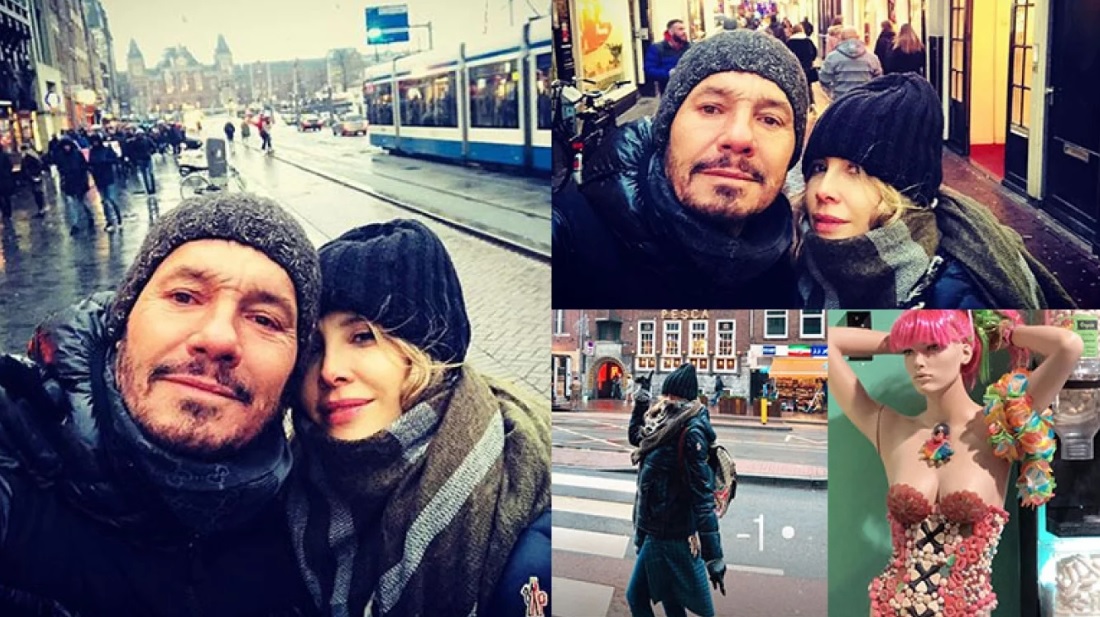 La escapada romántica a Amsterdam de Marcelo Tinelli y Guillermina Valdés