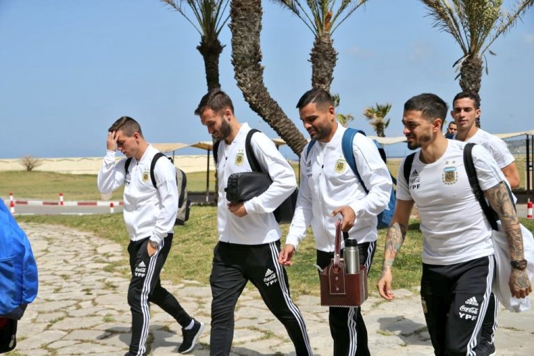 Amistoso: la Selección Argentina llegó a Marruecos