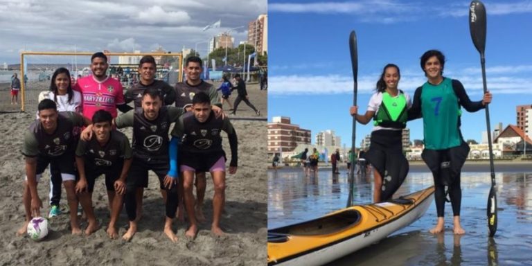 Juegos de Playa: deportistas misioneros destacados en vóley masculino y canotaje mixto