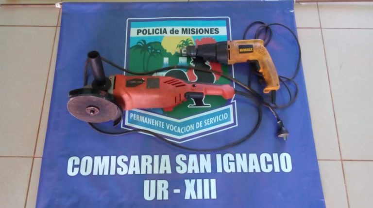 San Ignacio: en medio de dos procedimientos, recuperaron elementos robados