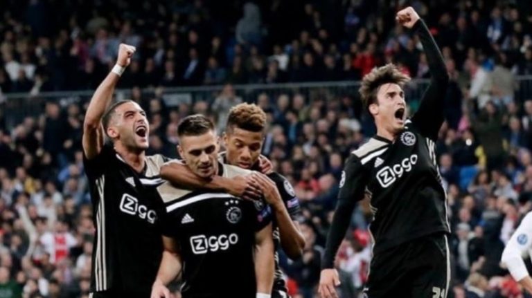 Sorpresa en la Champions League: Ajax goleó al Real Madrid en el Bernabeu y lo eliminó