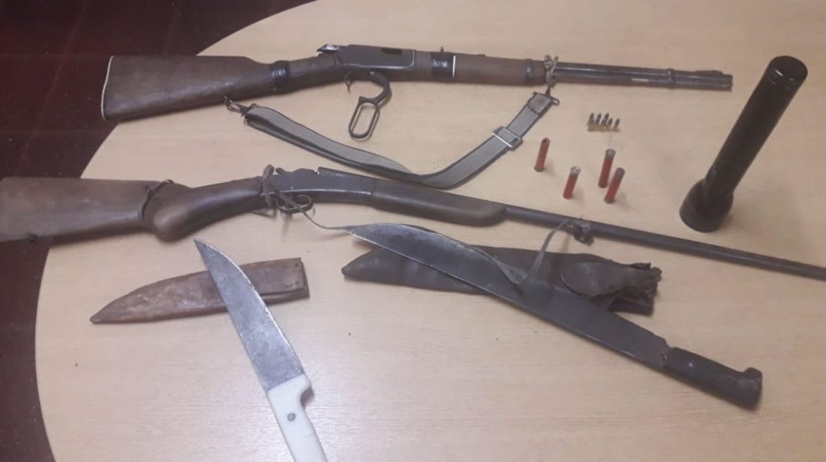 Por tenencia ilegal de armas, detuvieron a dos hombres en Wanda