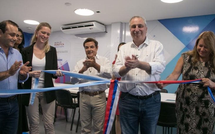 Escuela Robótica: Passalacqua y Rovira inauguraron el ciclo lectivo 2019