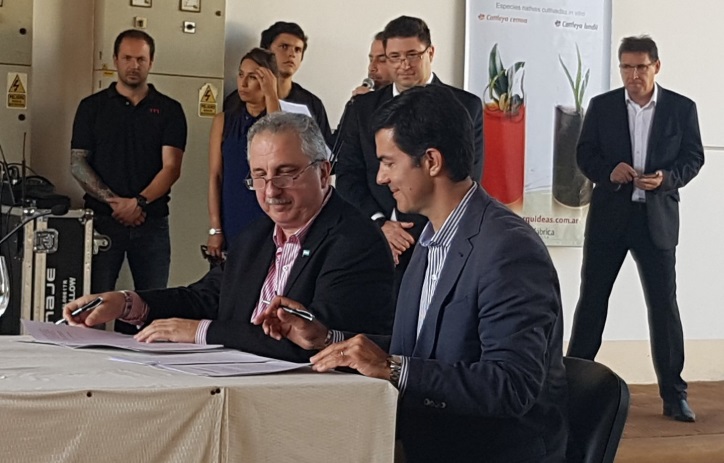 Biofábrica: Passalacqua y Urtubey firmaron convenio para potenciar la integración biotecnológica entre Misiones y Salta