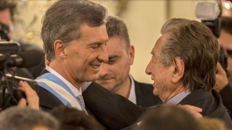 Macri retomó la actividad oficial tras la muerte de su padre