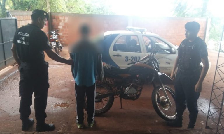 Eldorado: secuestraron una moto robada en San Pedro y detuvieron a un joven