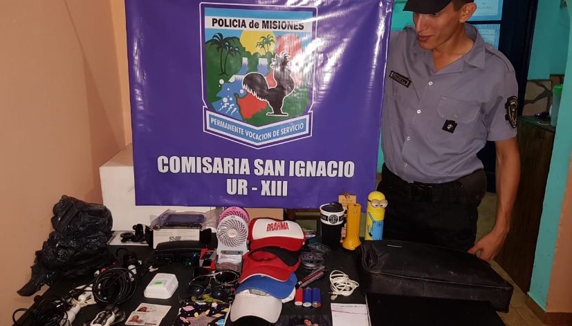 Recuperaron objetos robados en San Ignacio