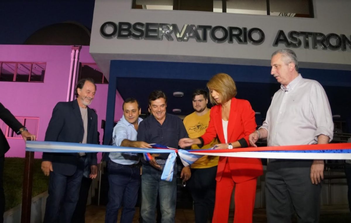 Rovira: “El Observatorio Astronómico de las Misiones permitirá que las nuevas generaciones sean distintas”