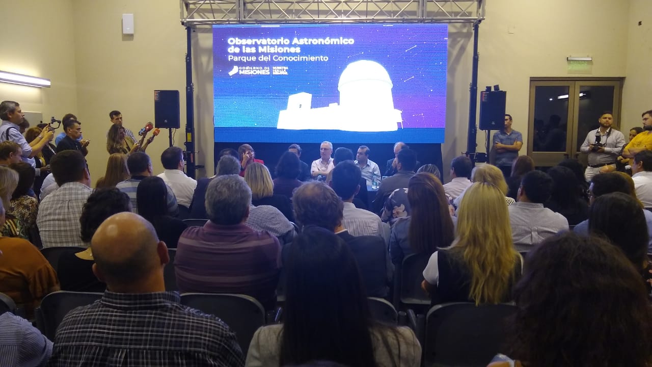Rovira, Passalacqua y Herrera Ahuad inauguraron oficialmente el Observatorio Astronómico de las Misiones