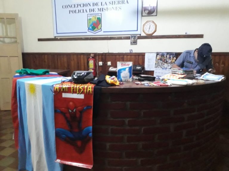Recuperaron objetos robados de una Escuela de Concepción de la Sierra