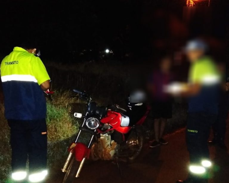 En operativo vial, secuestraron una moto y detuvieron a un joven