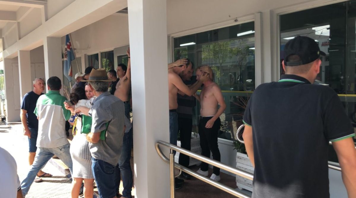 Asaltaron la sede del banco Do Brasil en Porto Xavier: tomaron de rehenes a obereños