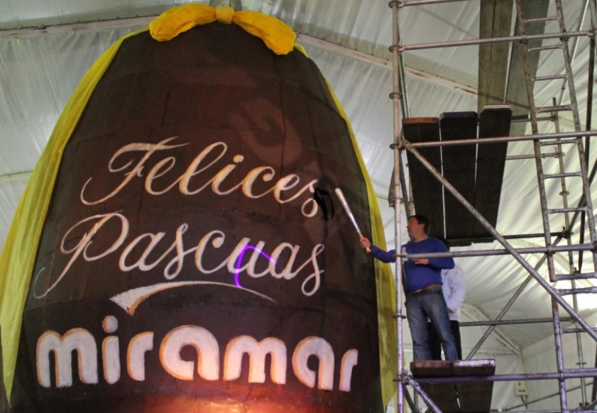 Miramar prepara el huevo de Pascua más grande del mundo
