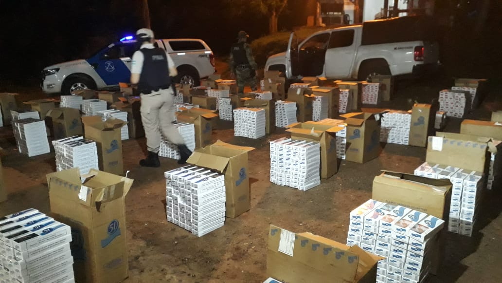 Puerto Maní: secuestraron cargamento de cigarrillo valuado en dos millones 200 mil pesos