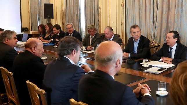 Macri se reunión con empresarios incluidos en el programa "Productos Esenciales"
