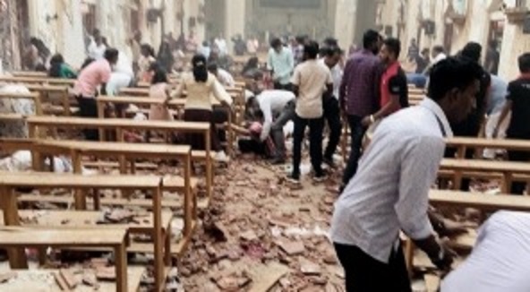 Casi 190 muertos tras ocho explosiones en Sri Lanka
