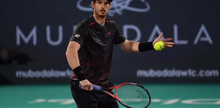 Tenis: Andy Murray volvió a practicar tras su operación