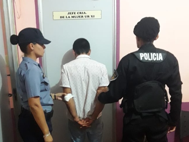 Terminó tras las rejas por amenazar a su familia