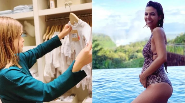 La tierna foto de la hija de Agustina Cherri: "Qué emoción, Muna eligiendo la ropa para el bebé en camino"