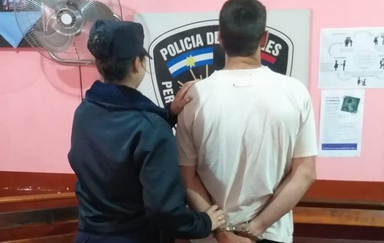 Policías detuvieron a un hombre por desobediencia judicial en San Vicente