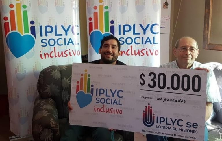 Iplyc inclusivo: el ganador eldoraense se llevó un cheque por 30 mil pesos