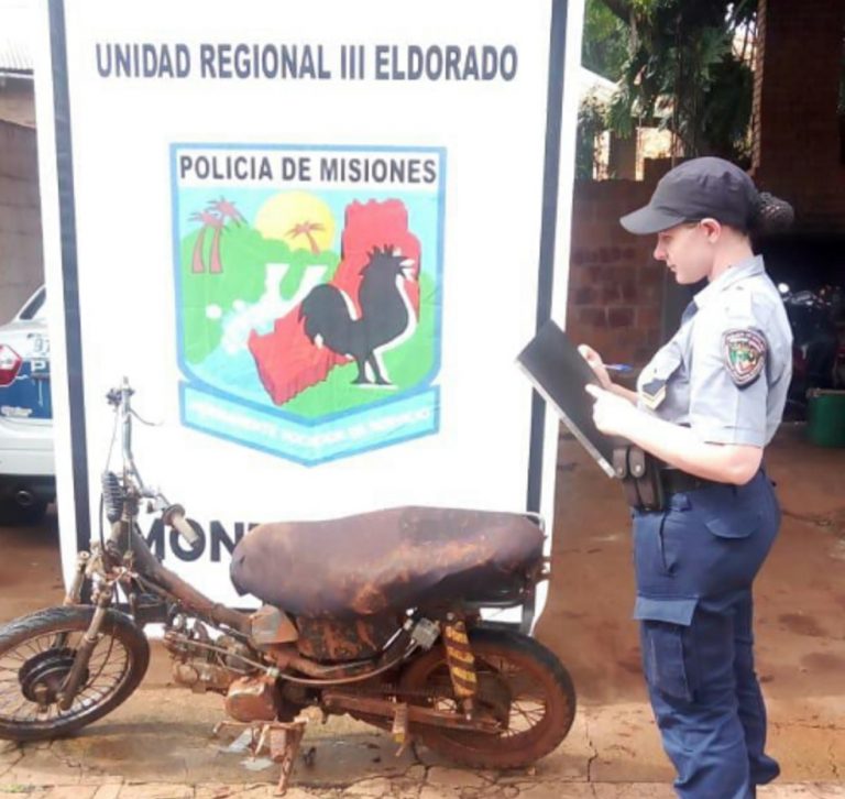 Montecarlo: recuperaron una motocicleta robada