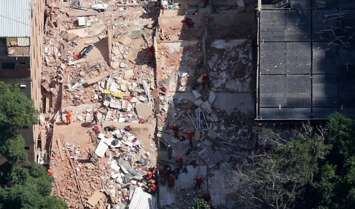 Río de Janeiro: varios muertos tras el derrumbe de dos edificios