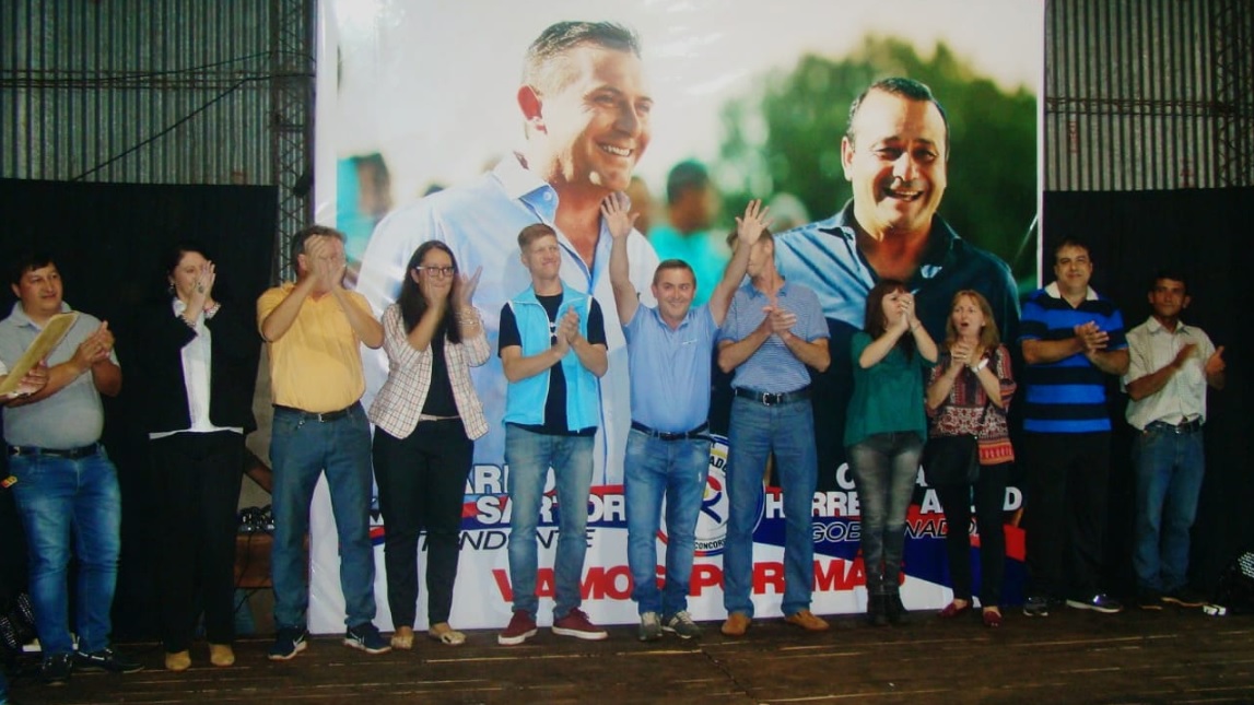 Sartori en busca de la reelección a la intendencia, presentó su lista de candidatos a concejales