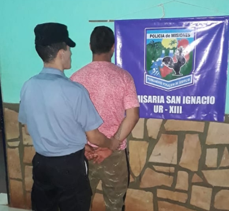 San Ignacio: atraparon a un violento que agredió y amenazó de muerte a su ex pareja