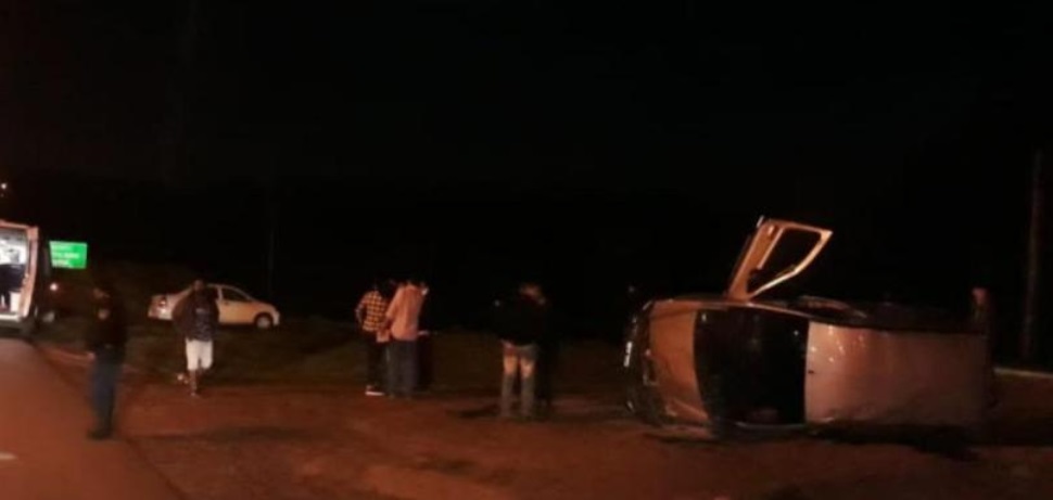 Oberá: despiste sobre la ruta 14 dejó cuatro lesionados