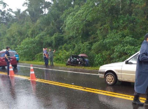Iguazú: brasileña murió tras un choque sobre la ruta 12