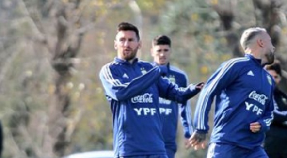 Copa América: Messi entrenó con la Selección Argentina