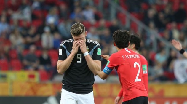 Mundial Sub 20: Argentina perdió frente a Corea del Sur en el cierre del Grupo F