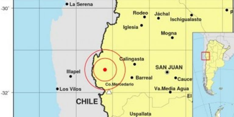 Un fuerte sismo sacudió a San Juan y se sintió en Mendoza