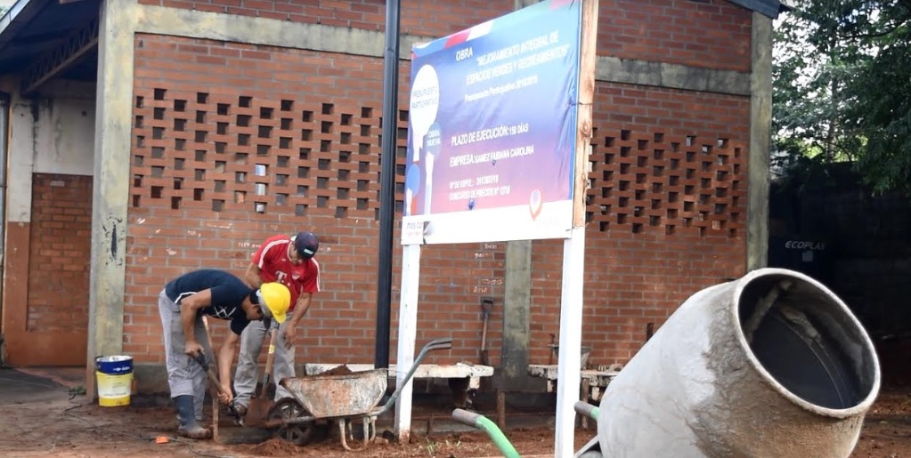 Posadas: finalizan los arreglos en las plazas de los barrios San Juan Evangelista y San Jorge