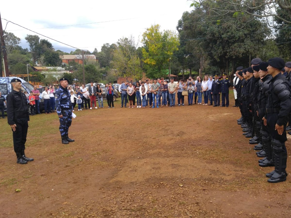 ﻿La División Infantería de la Policía ya opera en San Vicente