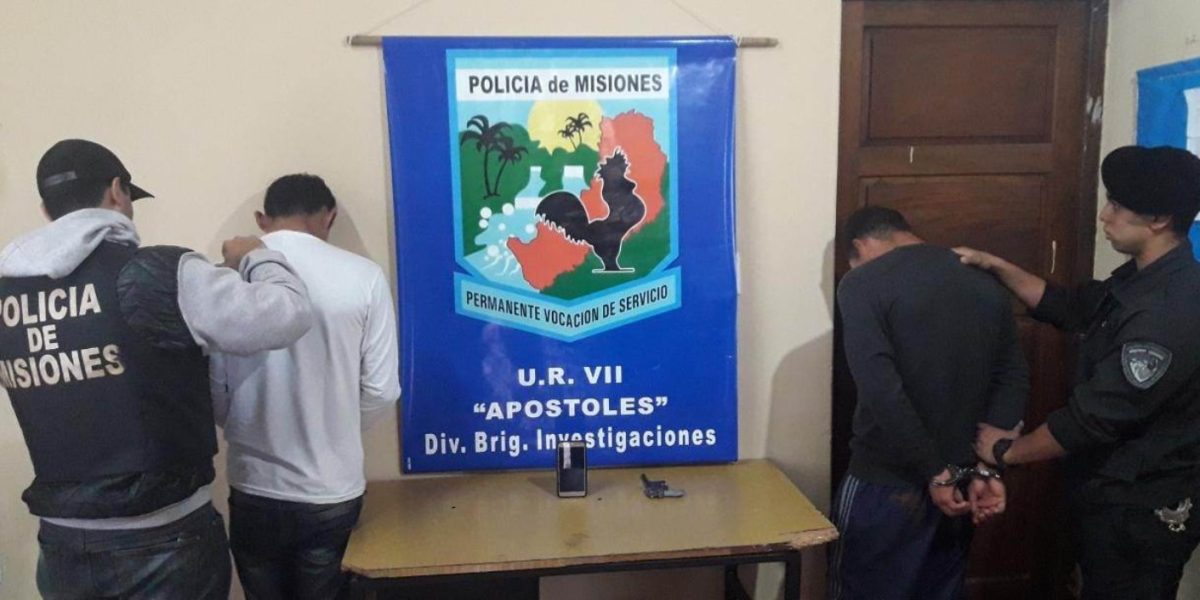 Robaron con un arma de juguete a un menor y los detuvieron