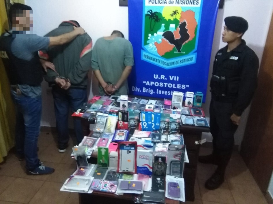 Detuvieron a dos jóvenes por el robo en  un local comercial en Apóstoles