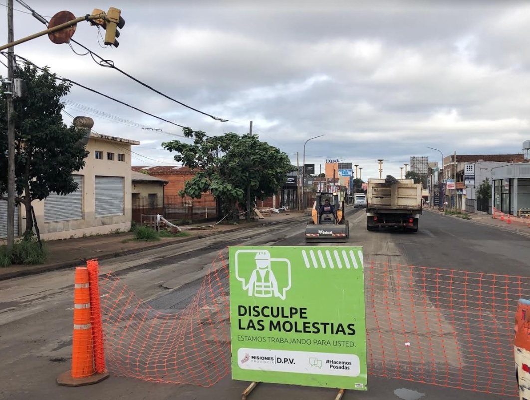 Repavimentación de la Avenida Uruguay: este sábado el tramo rotonda- Comandante Espora permanecerá cerrado
