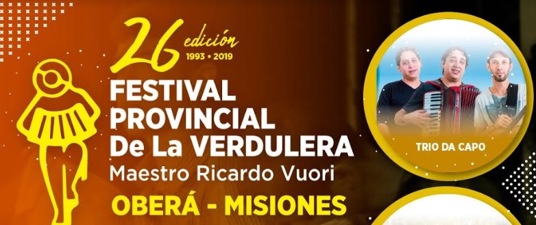 Realizarán la 26° edición del Festival Provincial de la Verdulera en Oberá