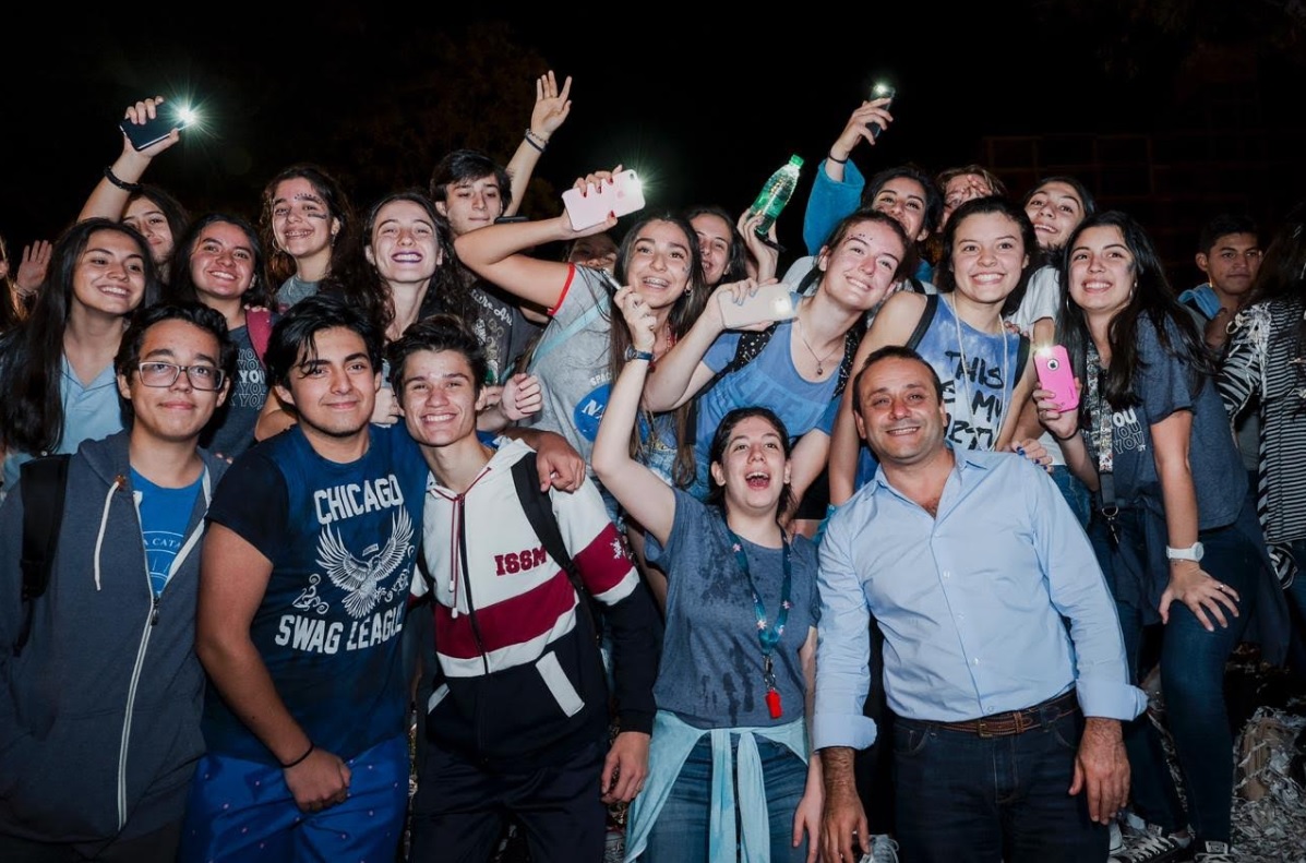 Herrera Ahuad acompañó a los 1500 jóvenes que participaron del evento “Puro Talento”