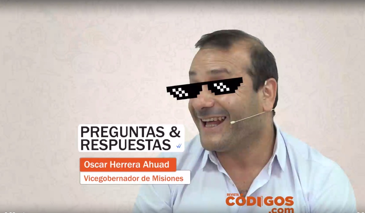 El Vicegobernador se animó al Ping Pong de Códigos