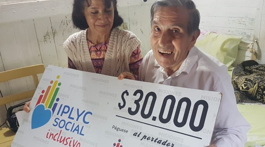 Usará el cheque de “Iplyc social inclusivo” para arreglar su casa