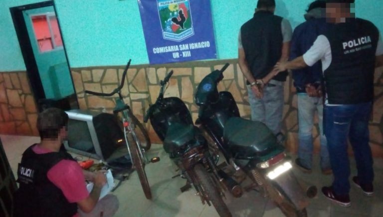 San Ignacio: detuvieron a dos hombres y recuperaron objetos robados