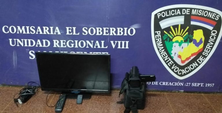 Recuperaron costosos equipos robados de una escuela en El Soberbio