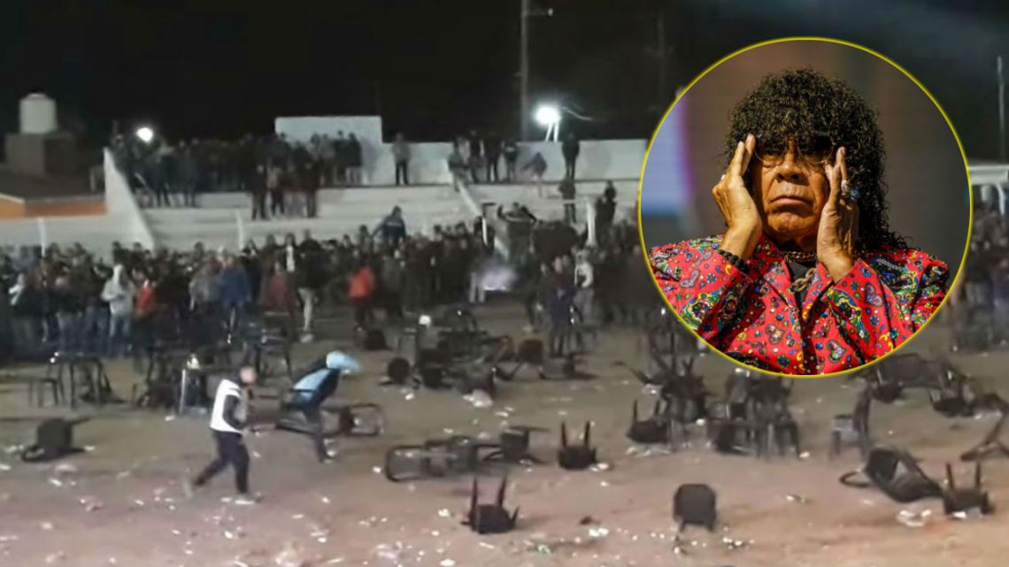 Córdoba: batalla campal en un recital de la Mona Giménez