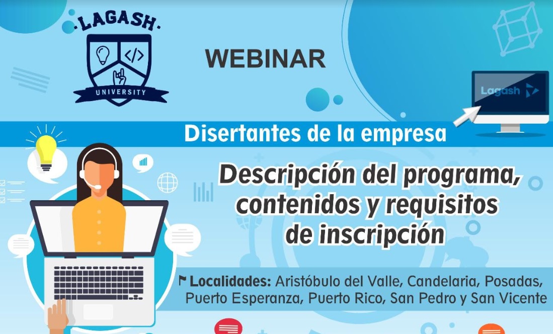Llevarán a cabo un Webinar sobre Lagash University en la Escuela de Robótica
