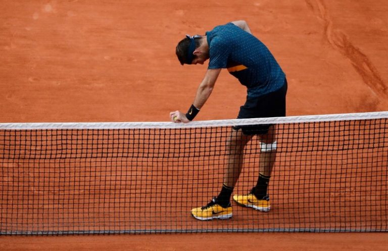 Tenis: Del Potro perdió frente a Khachanov y quedó eliminado de Roland Garros